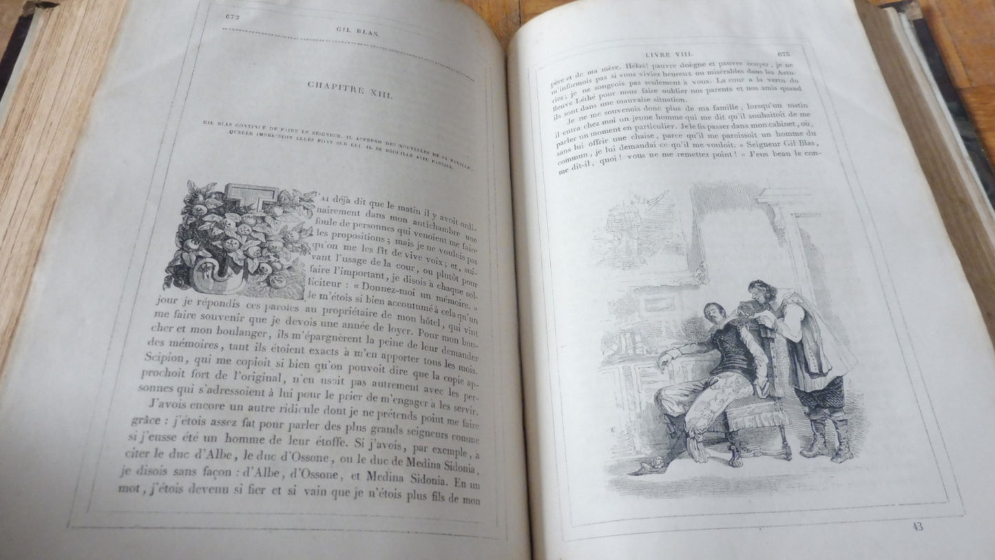 Histoire de Gil Blas (Le Sage) 1836 illus. Gigoux