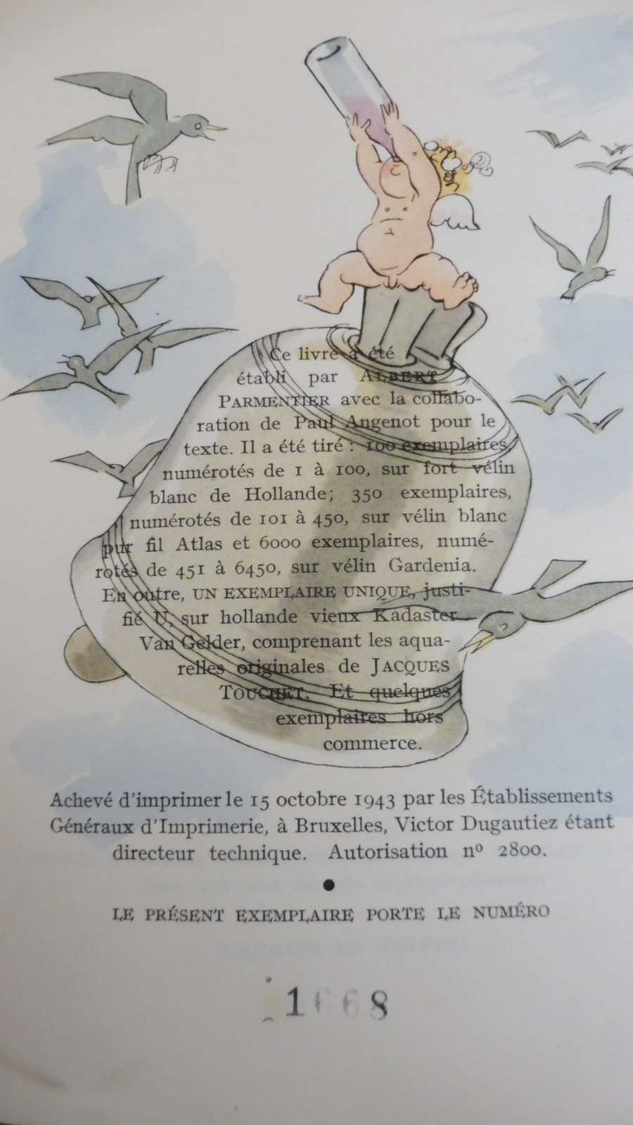 Clochemerle (Gabriel Chevallier) 1943 illus. Touchet VELIN