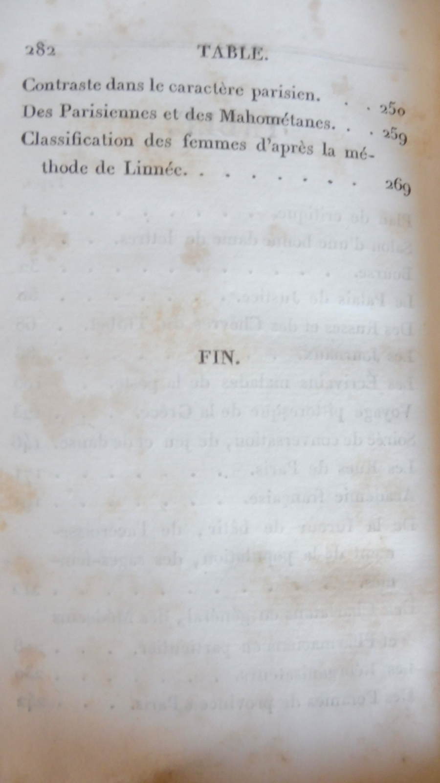 Tablette parisiennes (M. Santo-Domingo) 1826