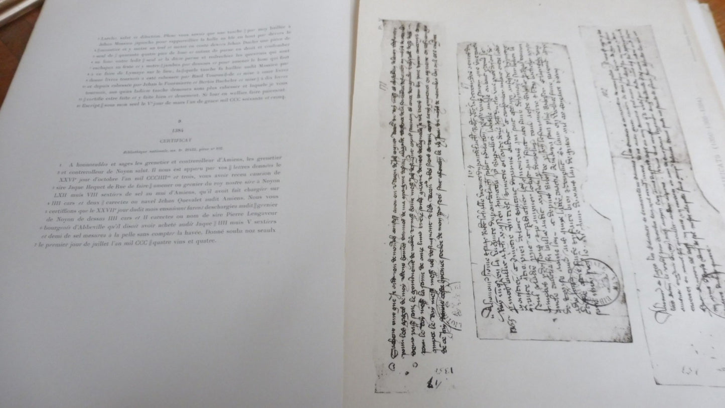 Nouveau recueil de fac-similés d'écriture (Maurice Prou) 1896 PALEOGRAPHIE