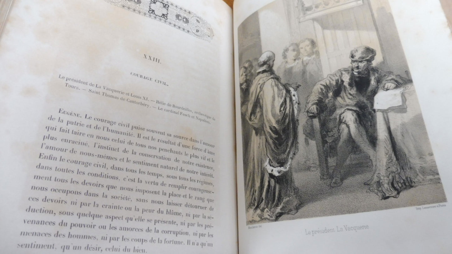 Matinées du printemps (Champagnac) 1847 RELIURE ROMANTIQUE