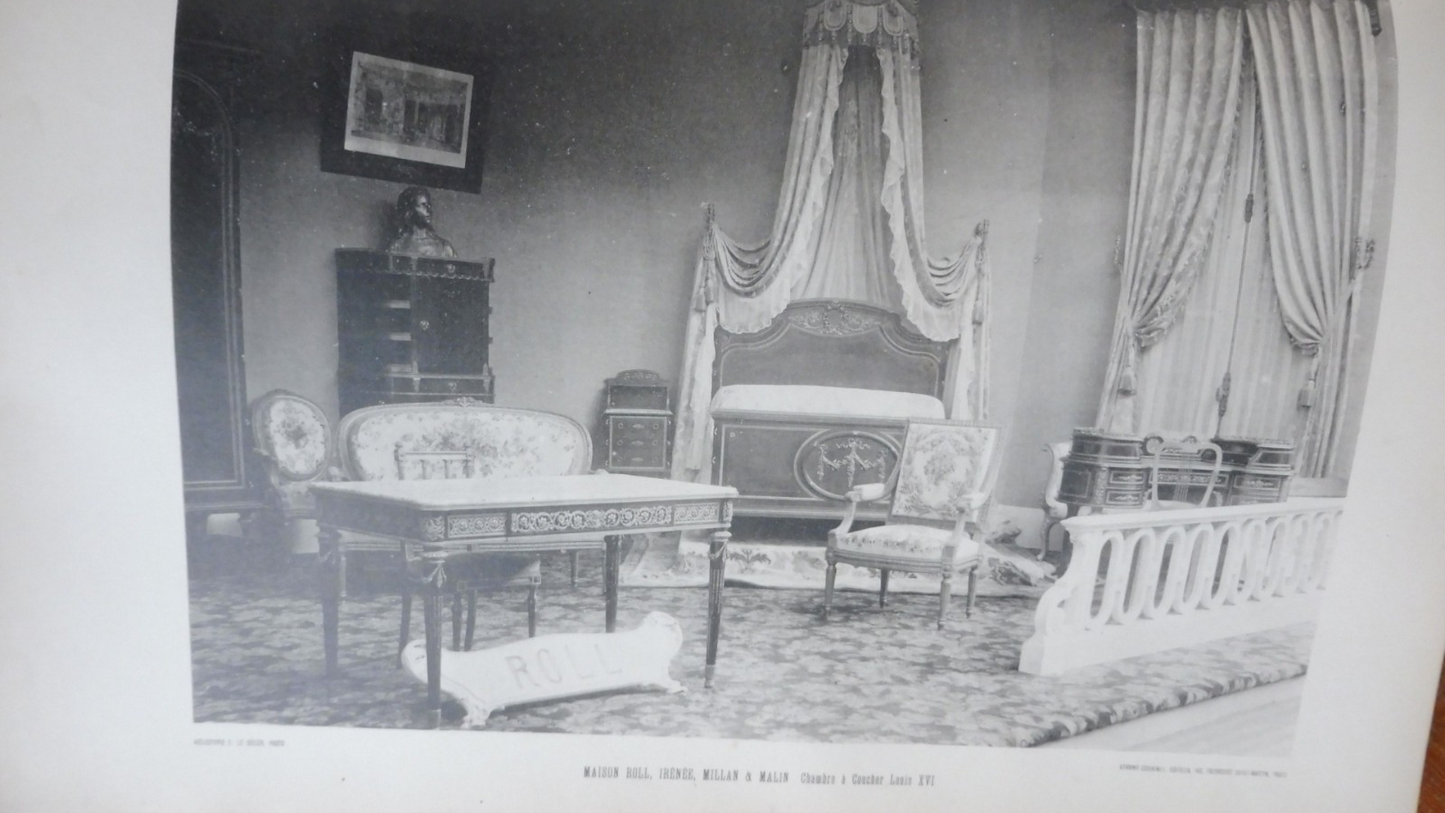 Le Salon des industries du mobilier. Exposition de 1902 ENVOI