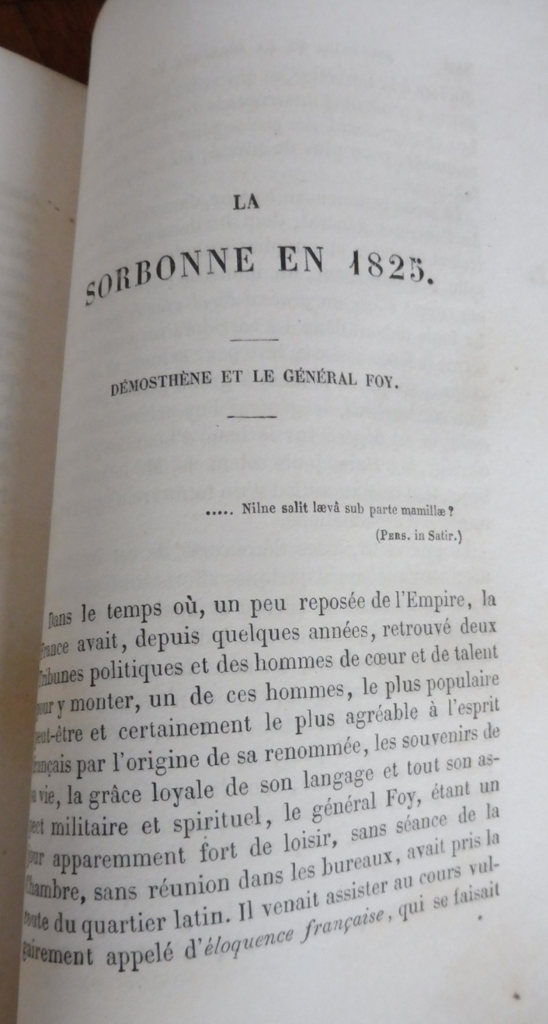 Souvenirs contemporains d'histoire et de littérature (Villemain) 1862 2/2