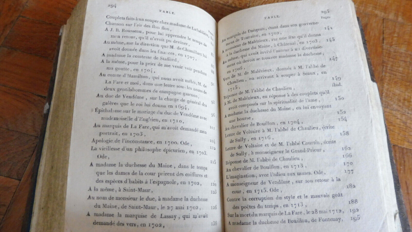Poésies de Chaulieu (Guillaume Amfrye de Chaulieu) 1803