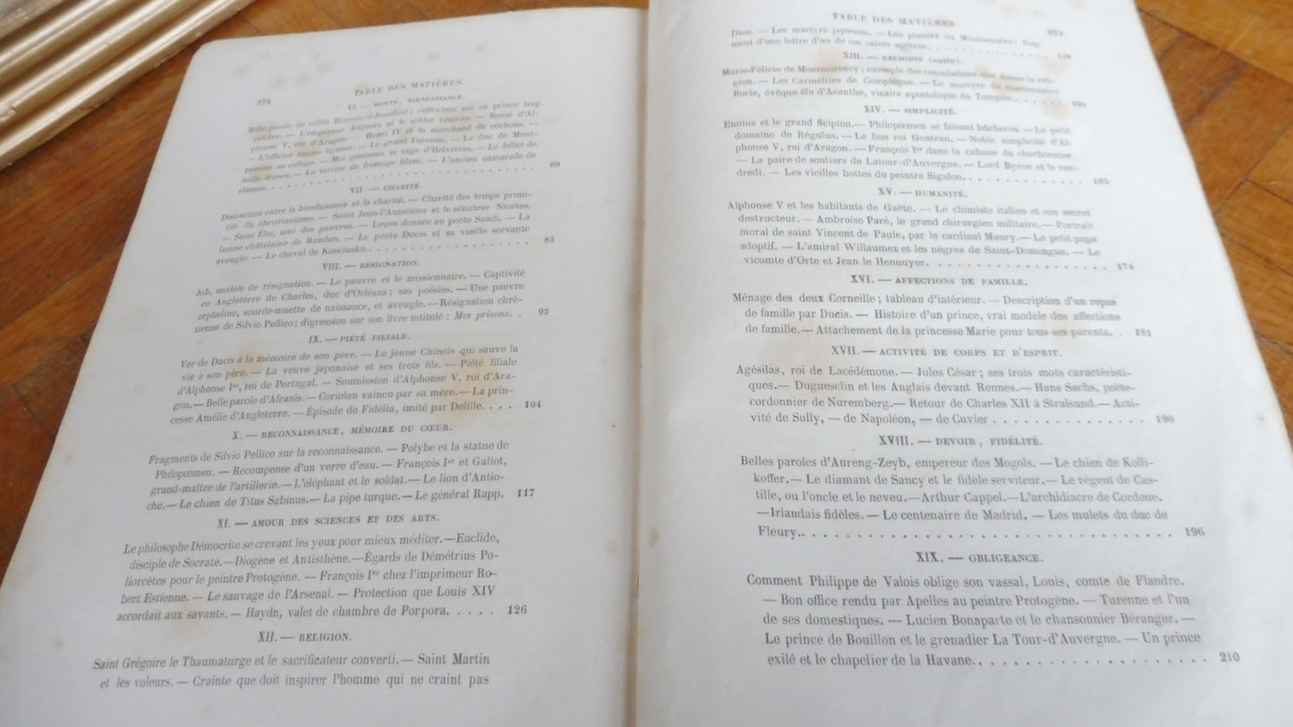 Matinées du printemps (Champagnac) 1847 RELIURE ROMANTIQUE