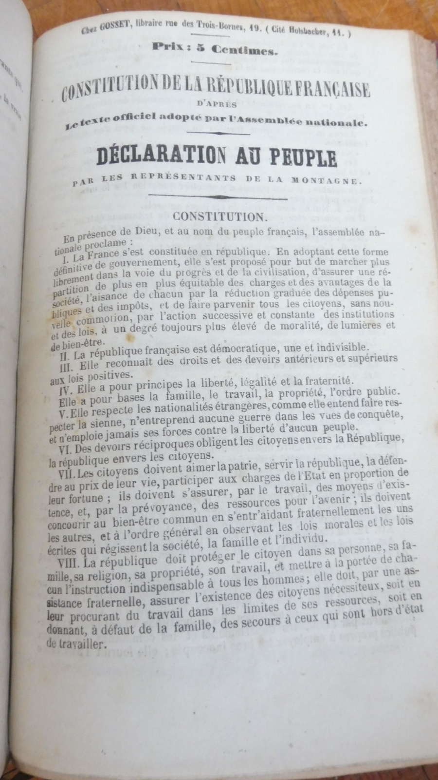 Recueil de pièces. France 1848 et histoire du socialisme HISTOIRE SOCIALISME