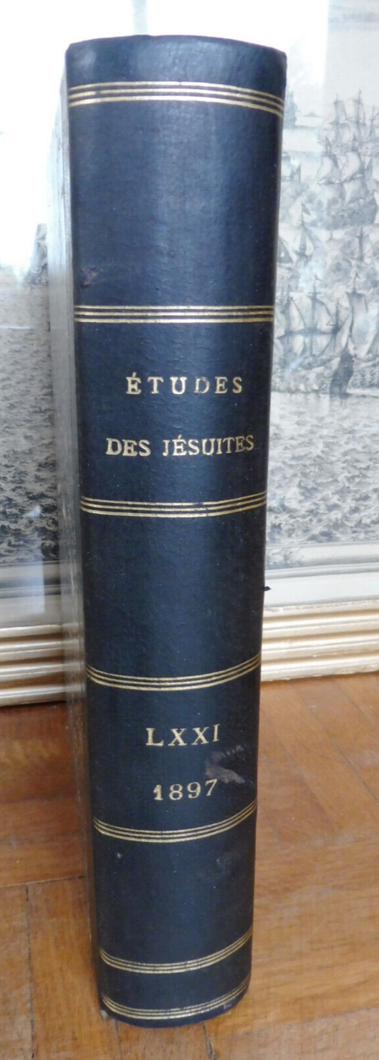 Etudes des jésuites avril, mai, juin 1897