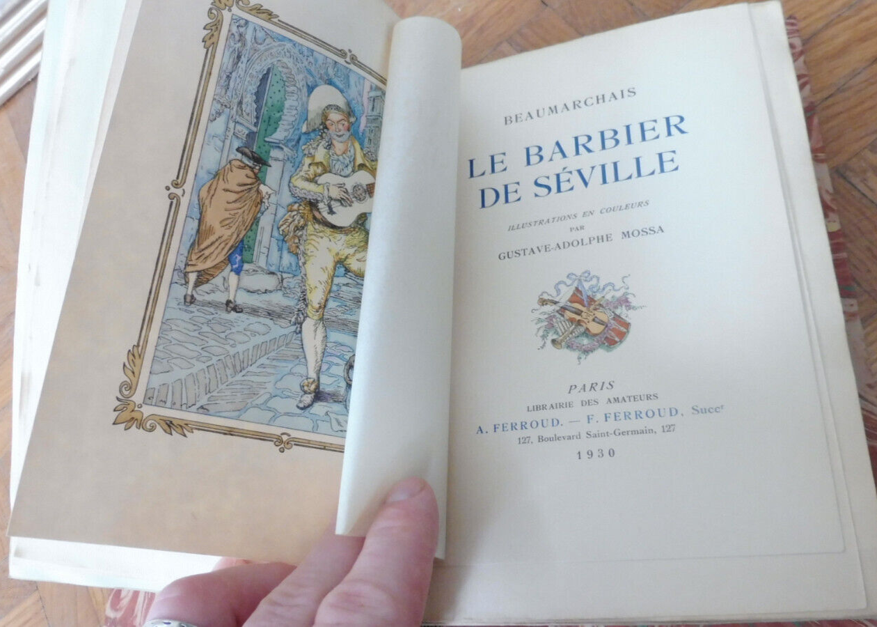 Le Barbier de Séville (Beaumarchais) 1930 illus. Mossa NUMEROTE