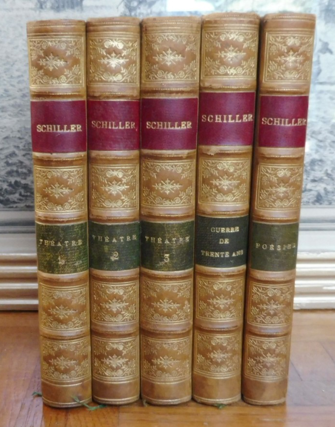 Oeuvres de Schiller s.d. 5 vol.