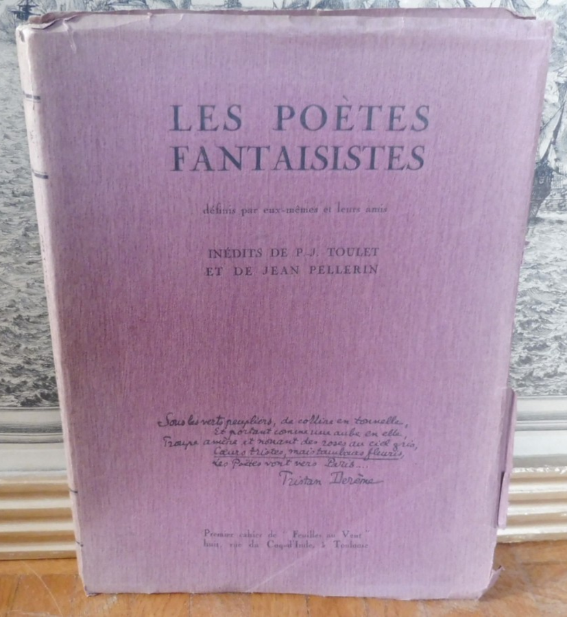 Les Poètes fantaisistes (Toulet et Pellerin) 1925