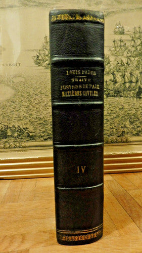 Traité théorique et pratique des justices de paix (Louis Pabon) 1932 vol.4