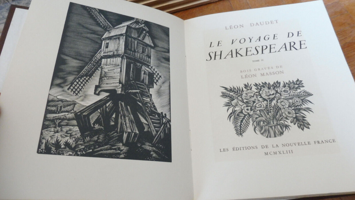 Le Voyage de Shakespeare (Léon Daudet) 1943 illus. Léon Masson 2/2