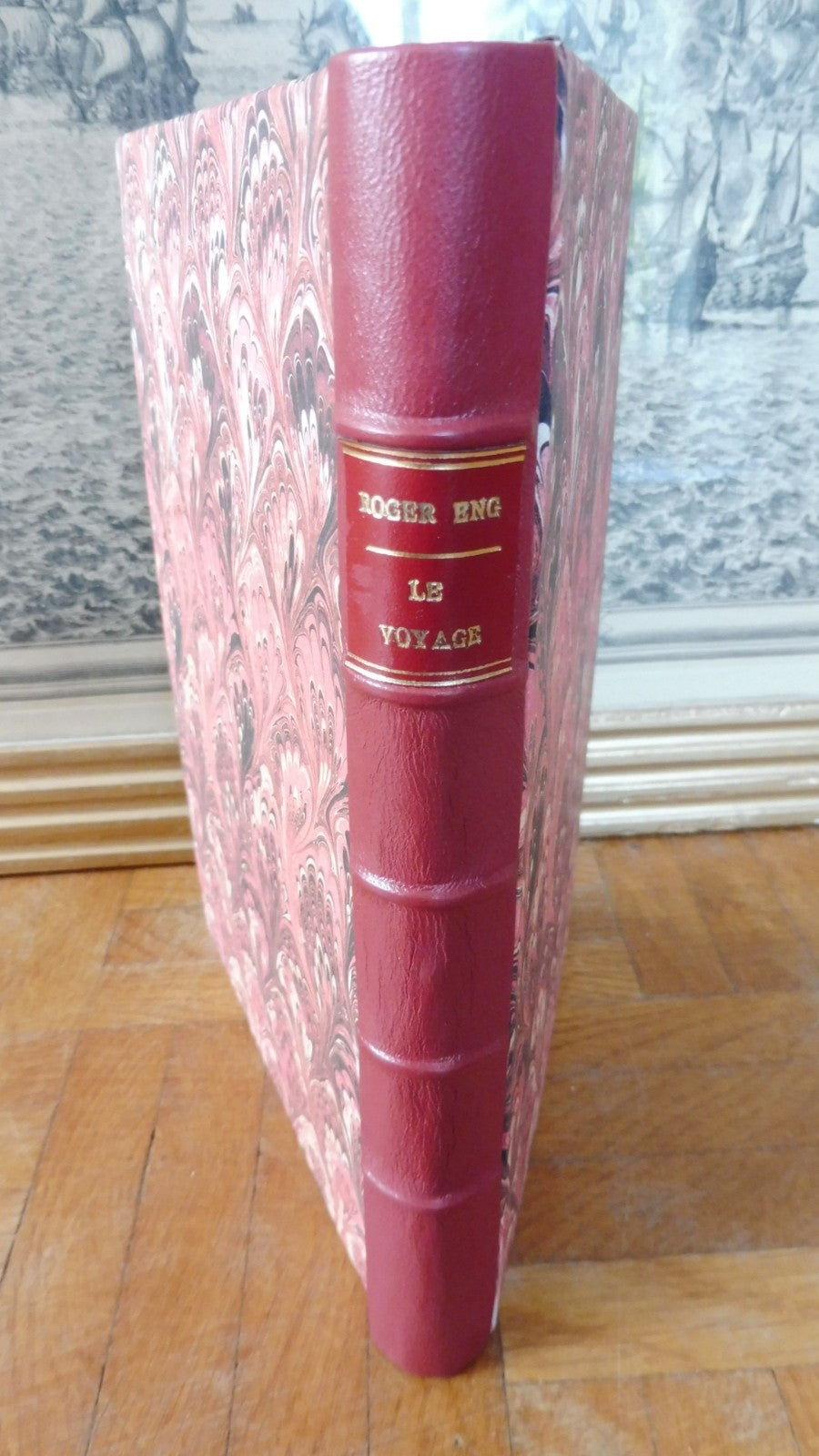 Le Voyage (Roger Eng) 1913 POESIE NORMANDIE ENVOI