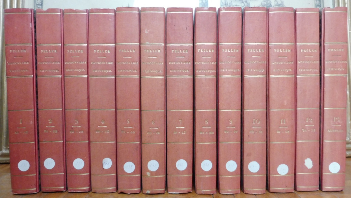 Biographie universelle ou dictionnaire historique (De Feller) 1844 13/13