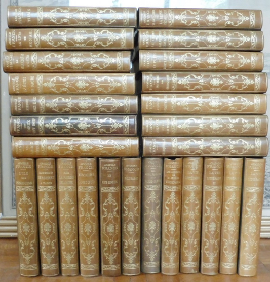 Oeuvres d'Anatole France 1912 26 vol.