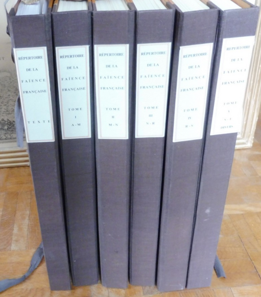 Répertoire de la faïence Française (Chompret dir.) 1935 6/6 IN FOLIO