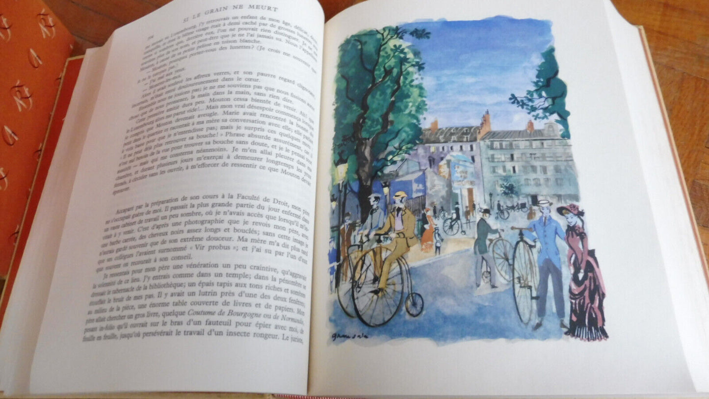 Poésie, journal, souvenirs (André Gide) 1952 2/2 illus. Fontanarosa, Brayer...