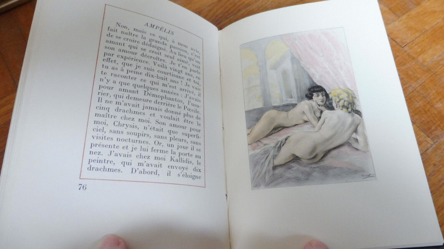 Dialogues des courtisanes (Lucien de Samosate) 1936 illus. Chimot NUMEROTE VELIN