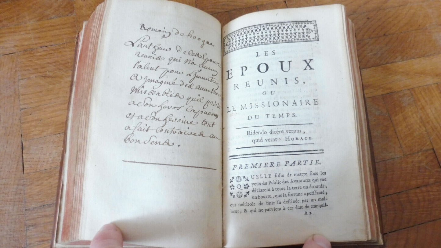 Voyage de Paris à St. Cloud. Festes de Paris... 1751 5 vol. en 1 tome