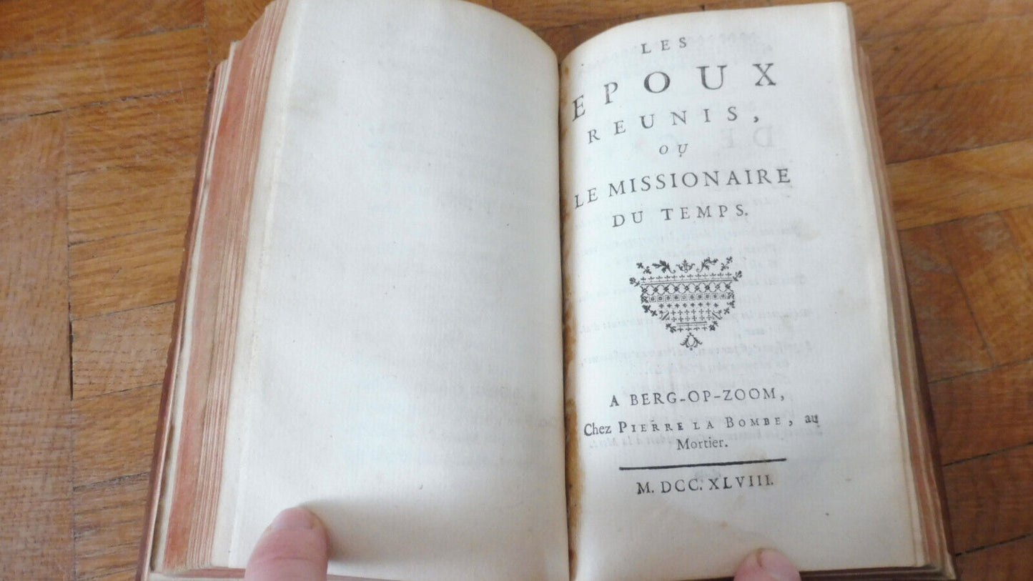 Voyage de Paris à St. Cloud. Festes de Paris... 1751 5 vol. en 1 tome