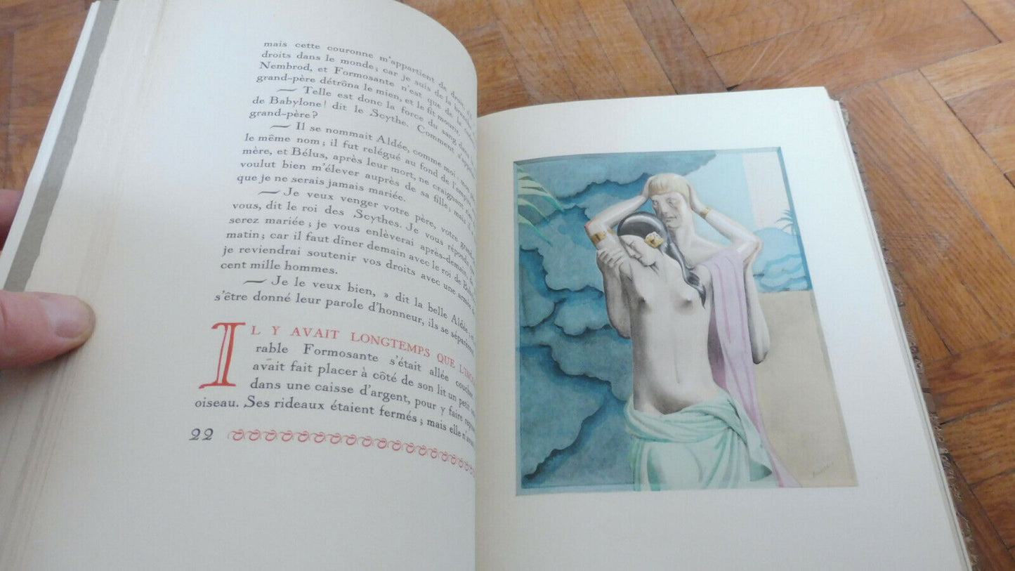 La Princesse de Babylone (Voltaire) 1925 illus. Barte NUMEROTE VELIN
