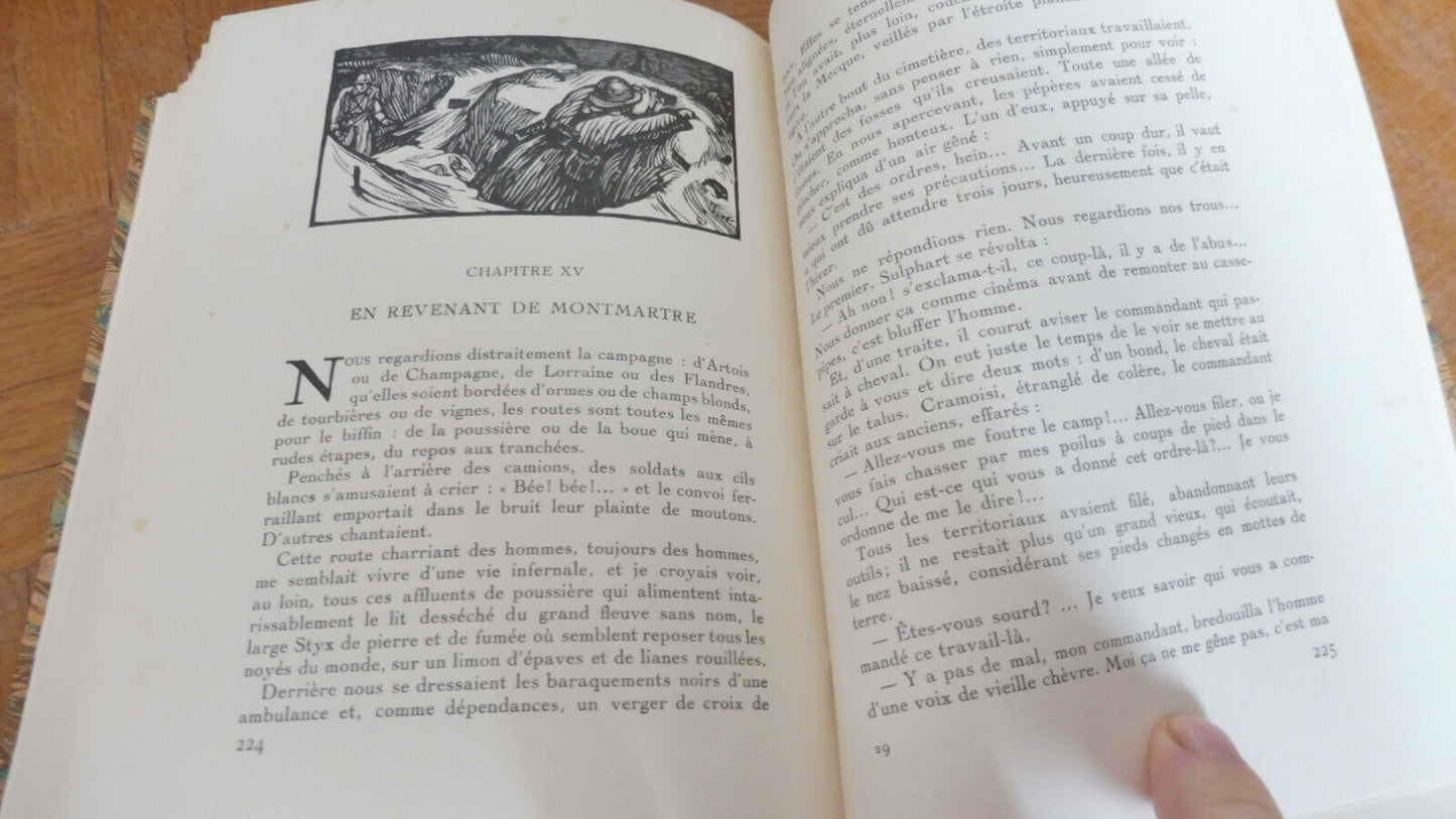 Les Croix de bois (Roland Dorgelès) 1930 VELIN illus. Vigoureux