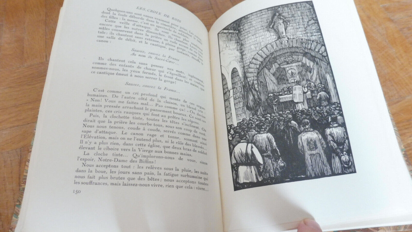 Les Croix de bois (Roland Dorgelès) 1930 VELIN illus. Vigoureux