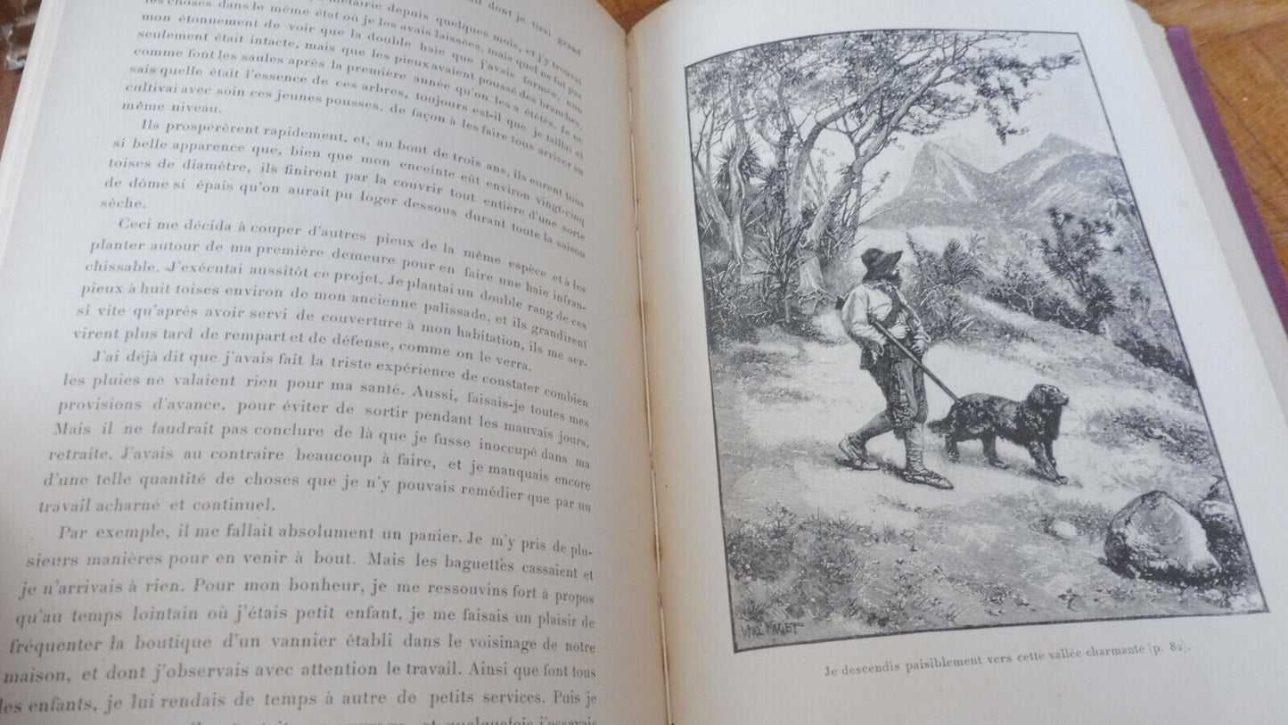 Robinson Crusoé (Daniel De Foë) s.d. illus. Paget