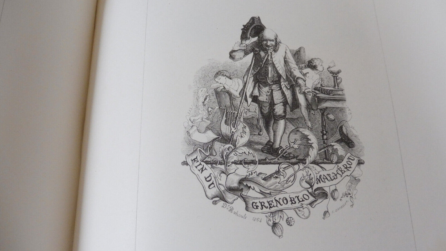 Grenoblo Malhérou (Blanc dit La Goutte) 1864 illus. Rahoult, Dardelet DAUPHINE