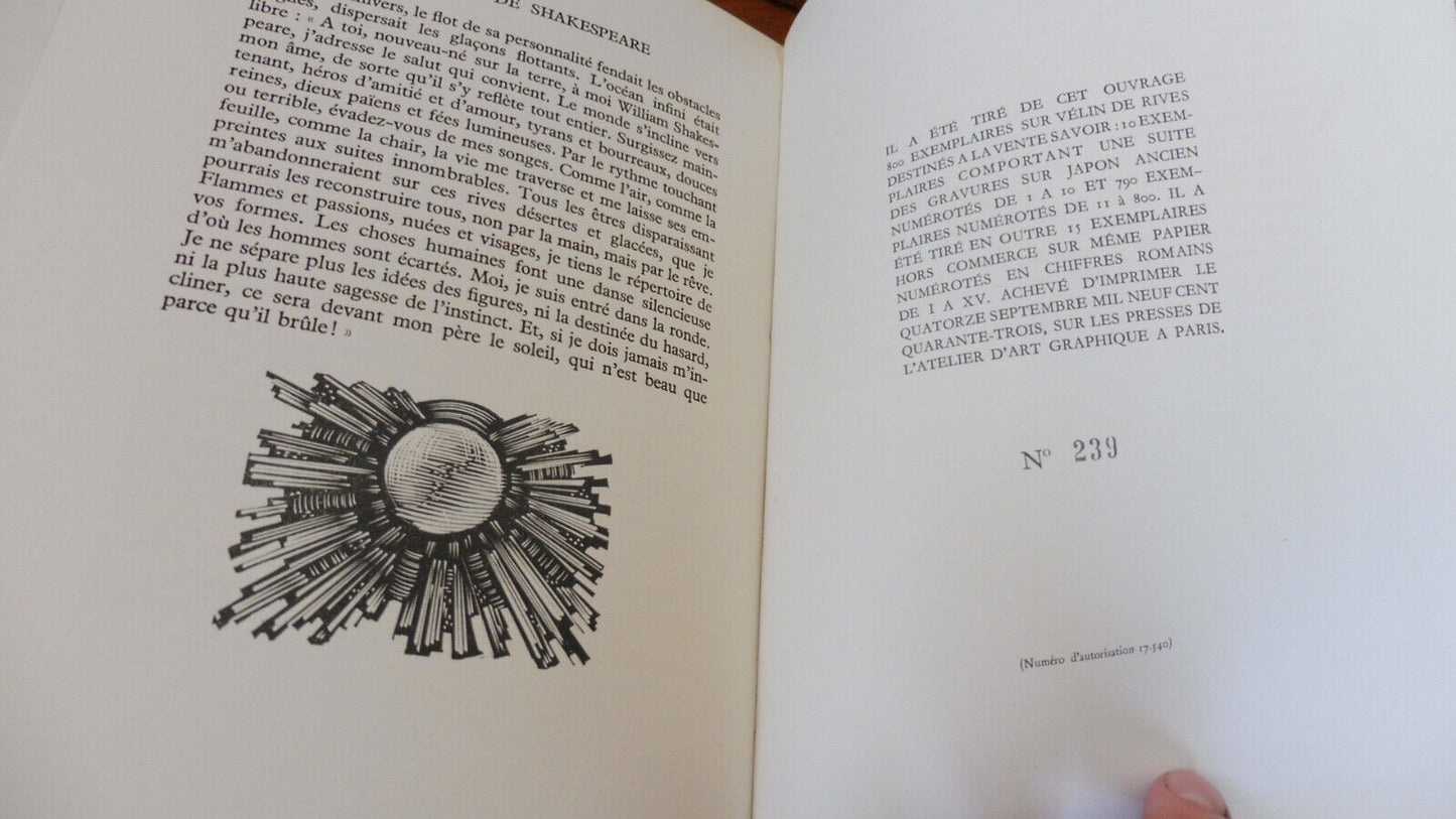 Le Voyage de Shakespeare (Léon Daudet) 1943 illus. Léon Masson 2/2
