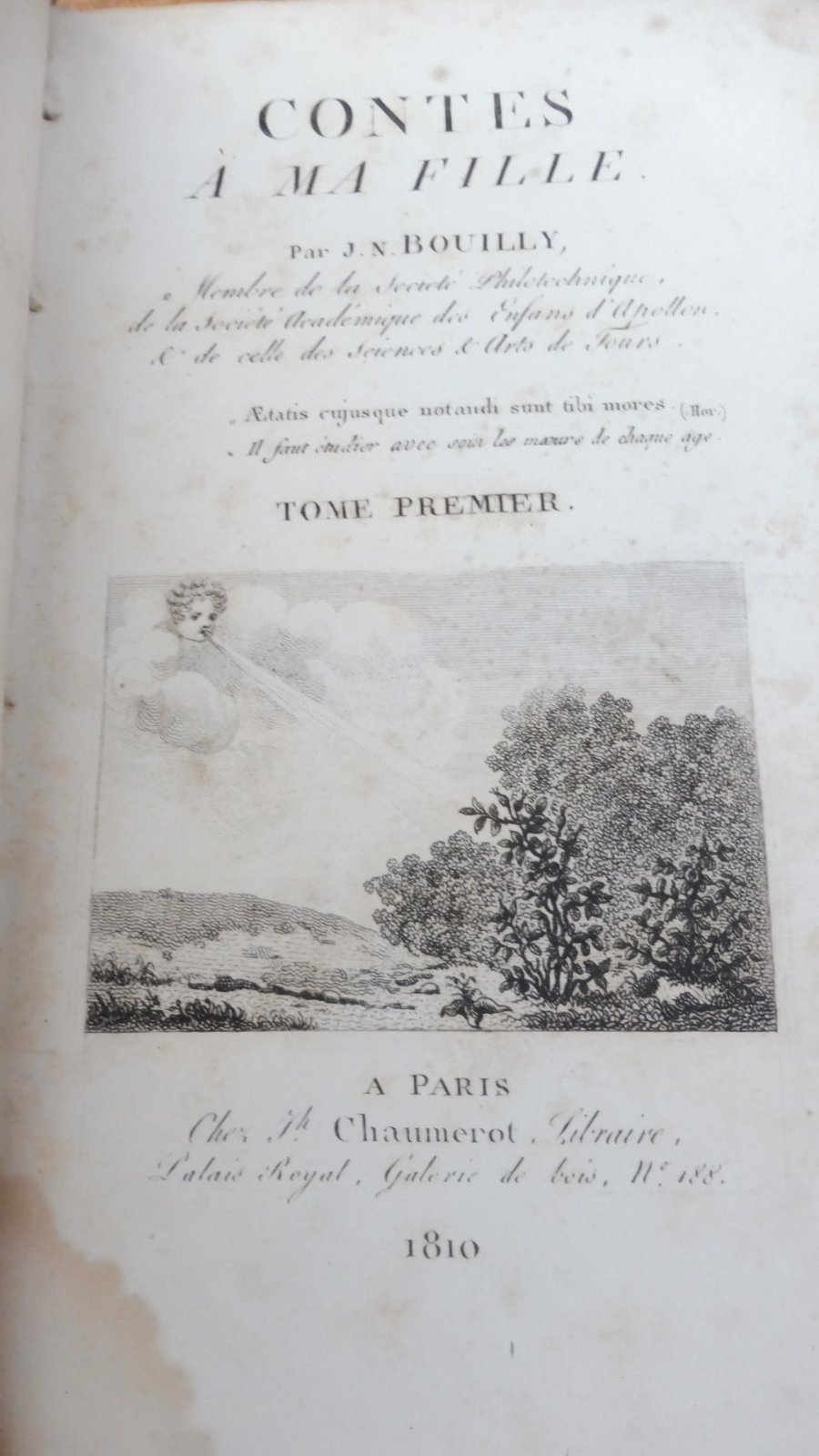 Contes à ma fille (Jean Nicolas Bouilly) 1810 2/2