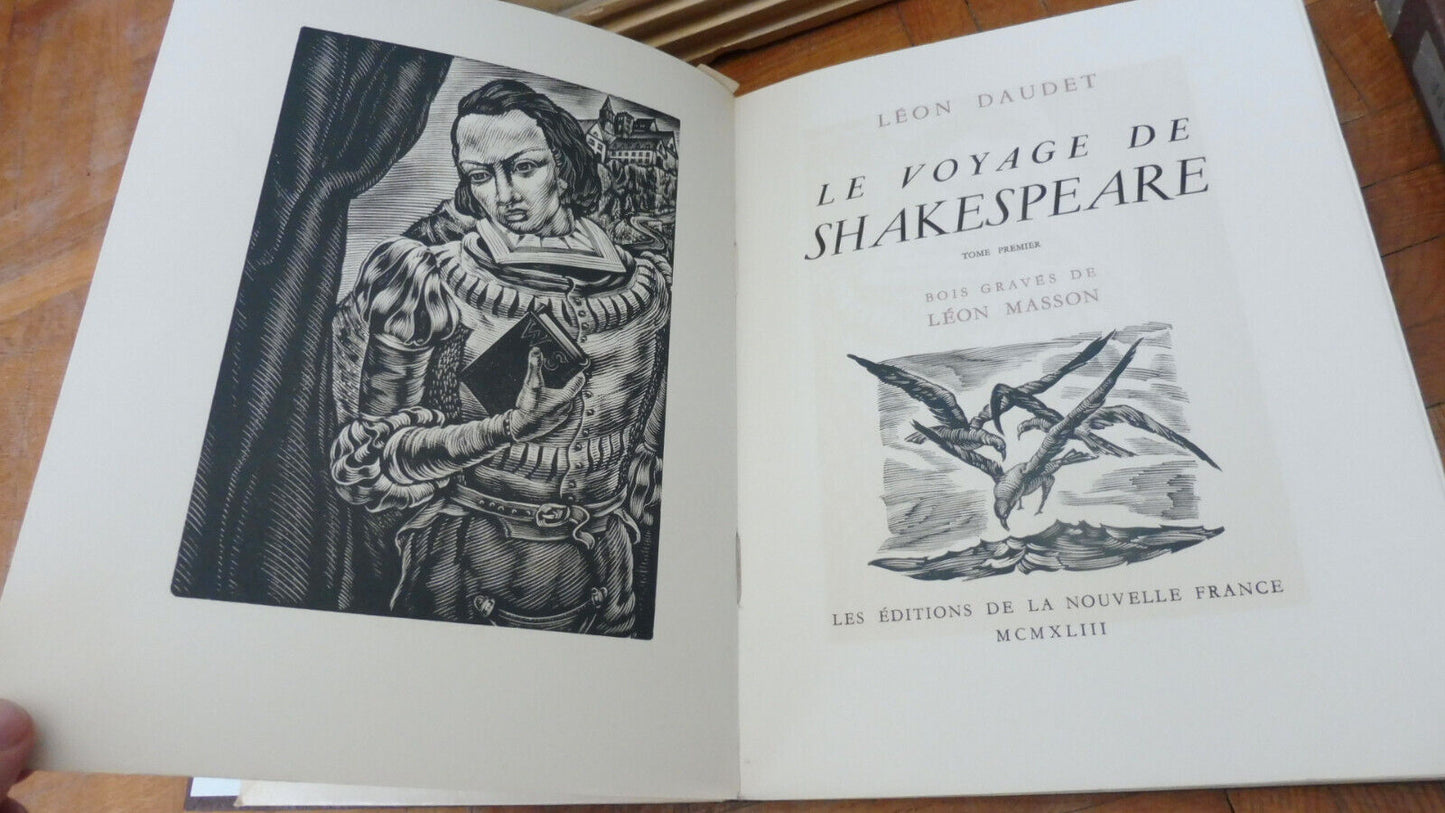Le Voyage de Shakespeare (Léon Daudet) 1943 illus. Léon Masson 2/2