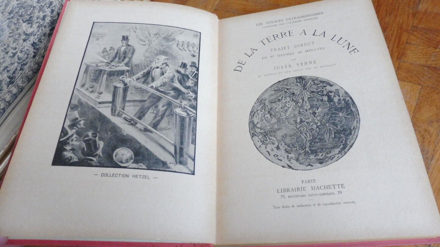 De la Terre à la Lune (Jules Verne) s.d. illus. Montaut