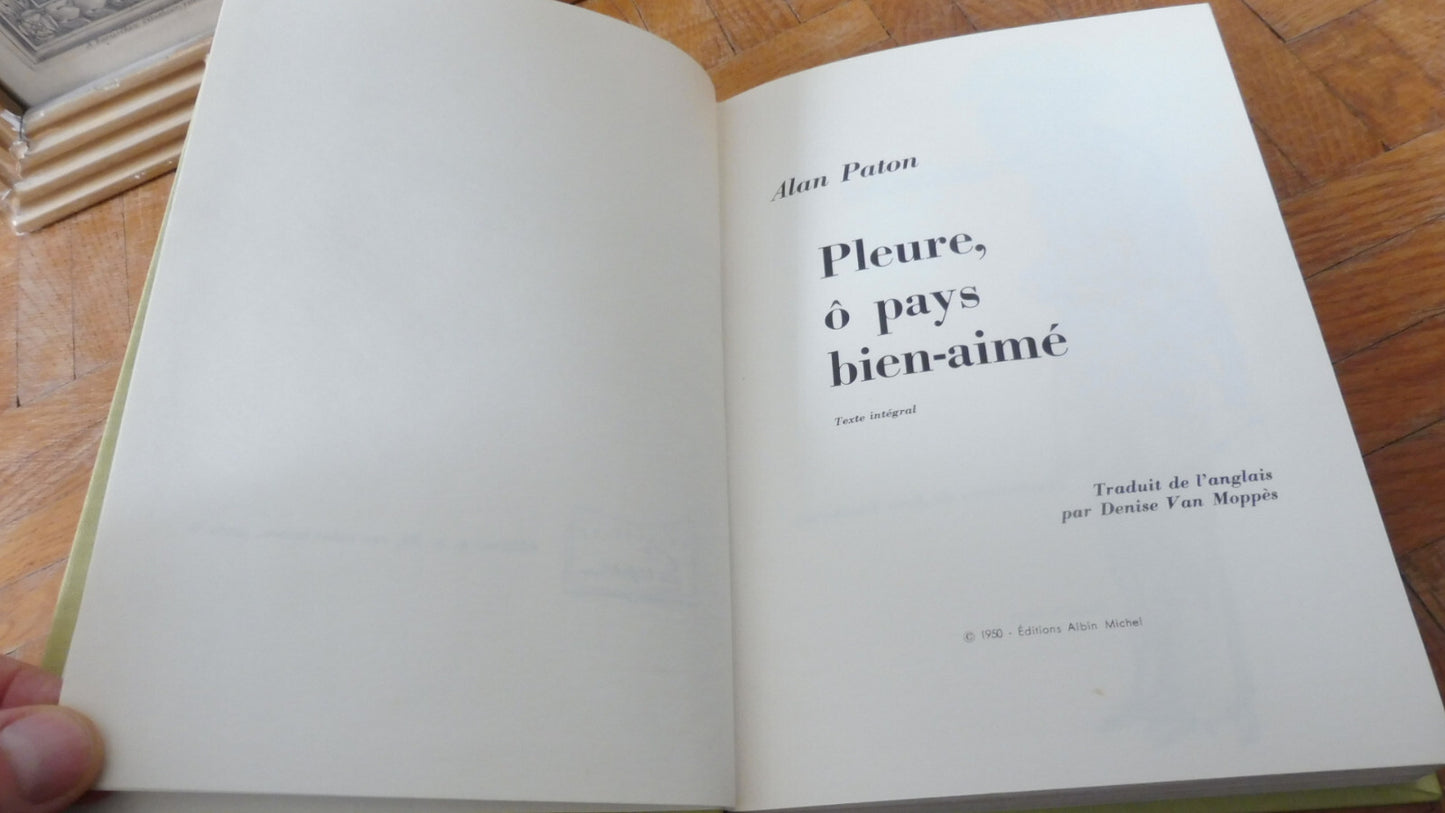 Pleure, ô pays bien aimé (Alan Paton) 1962 illus. Reschofsky