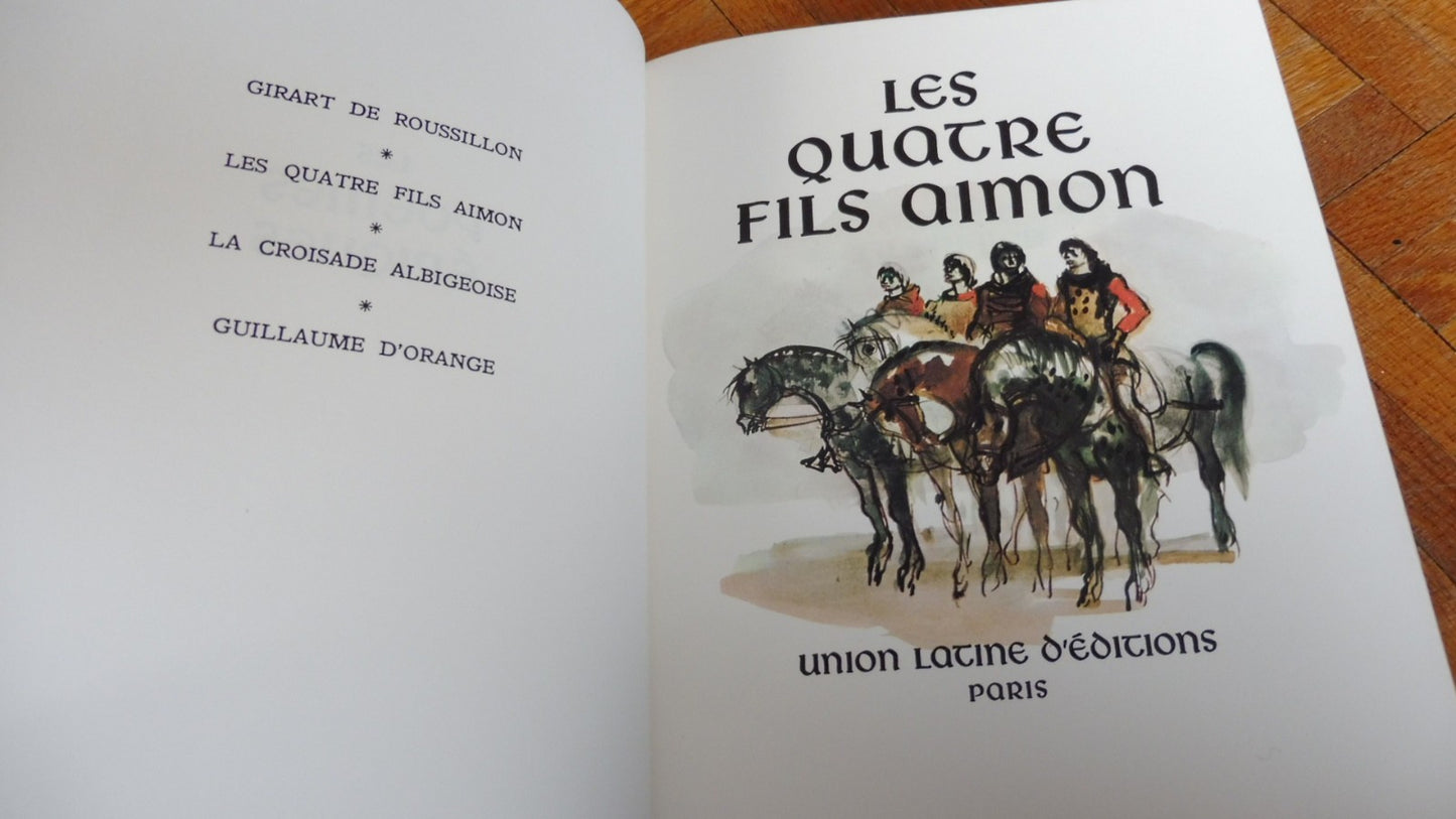 Poèmes épiques 1972 4/4 illus. Fontanarosa