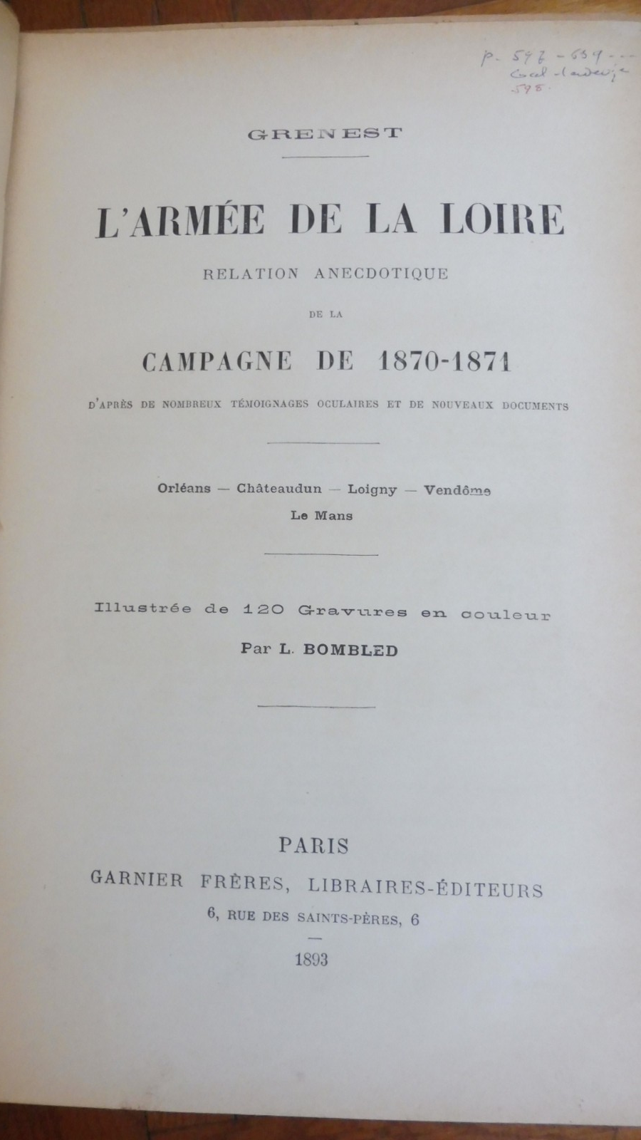L'Armée de la Loire (Grenest) 1893