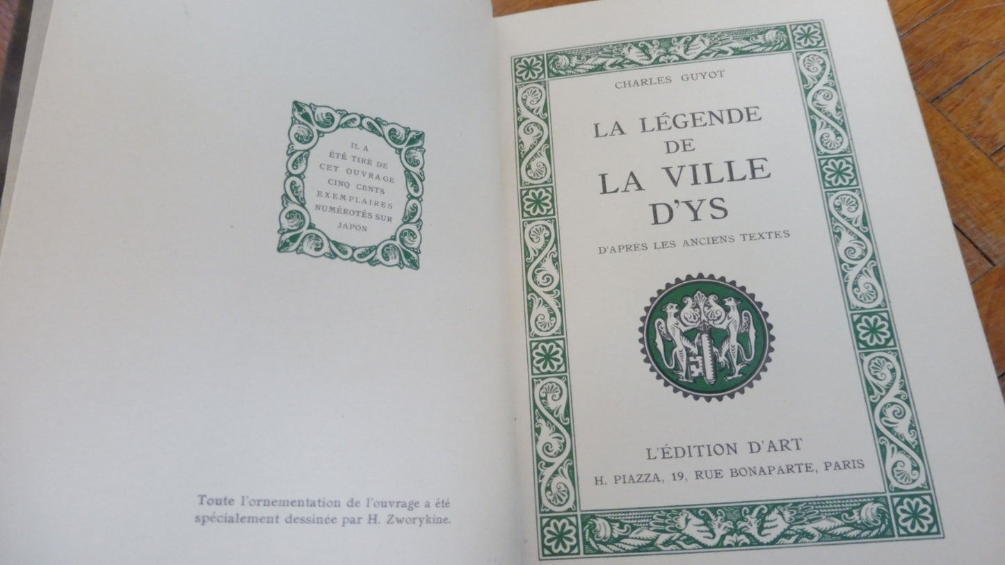 La Légende de la ville d'Ys (Charles Guyot) 1936