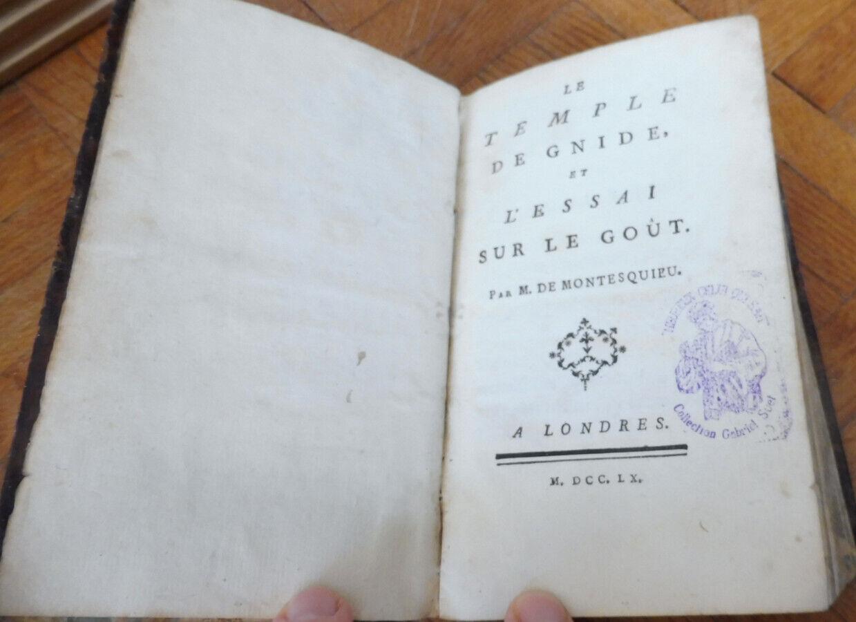 Le Temple de Gnide (Montesquieu) 1760
