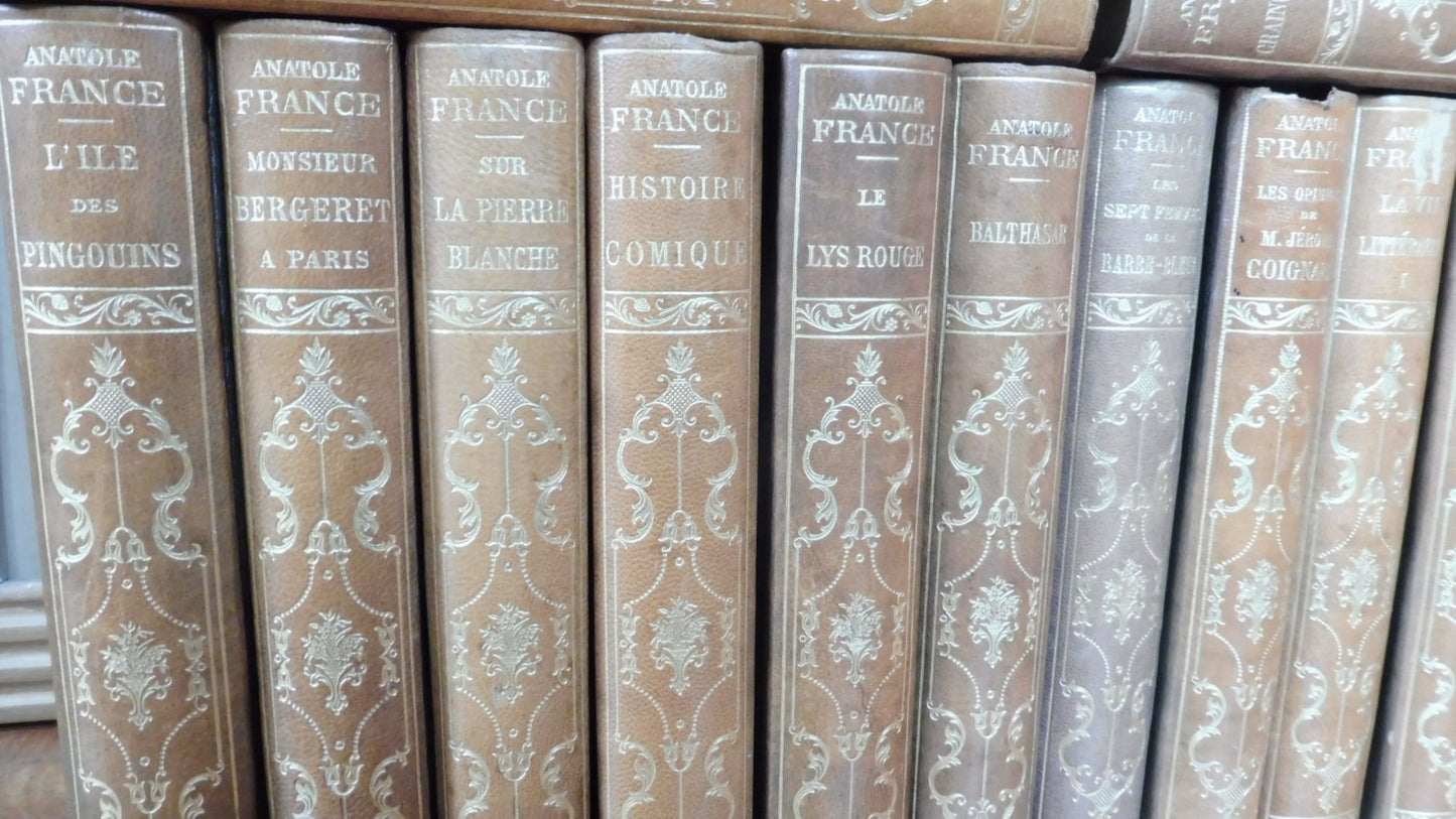 Oeuvres d'Anatole France 1912 26 vol.