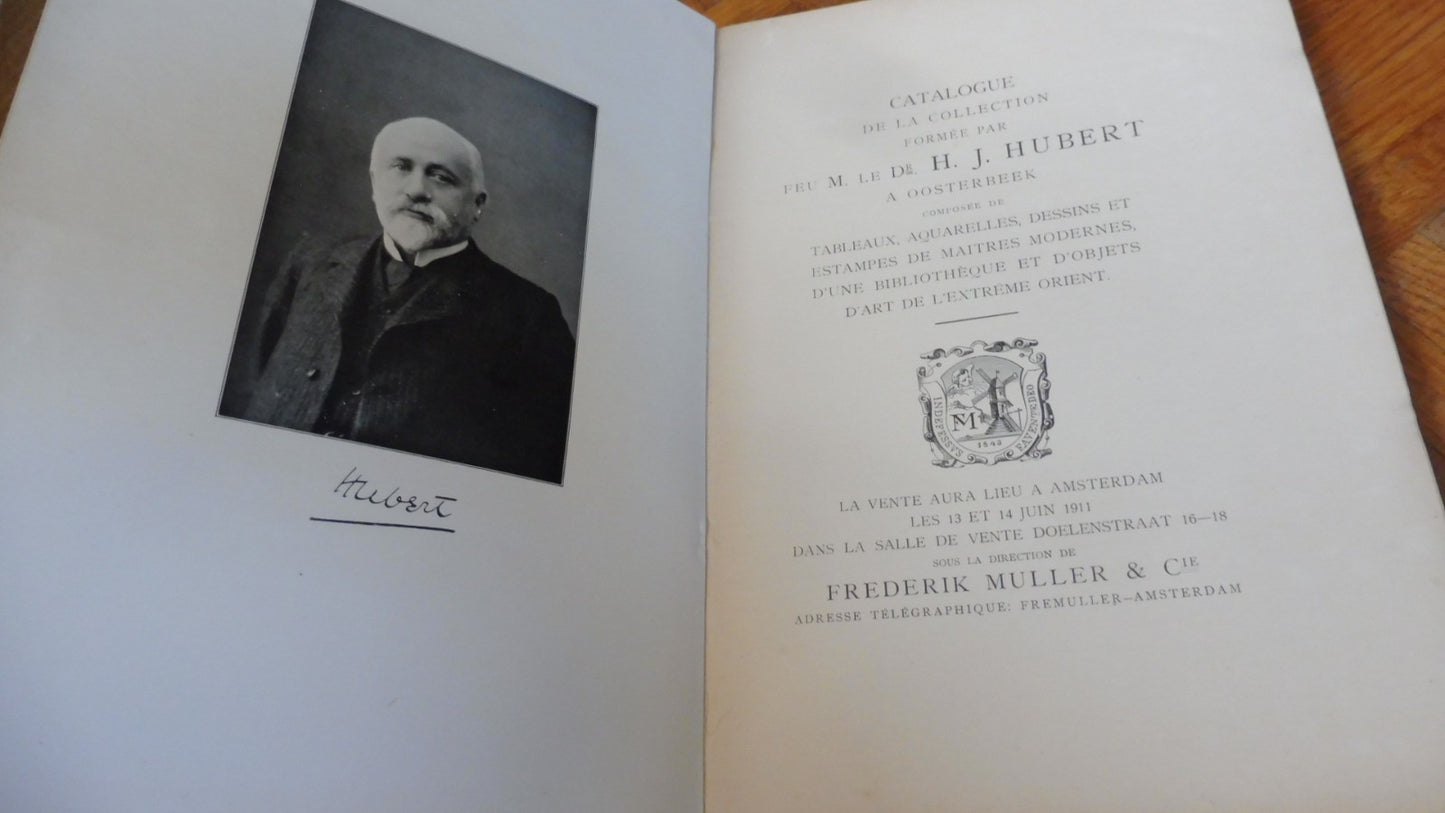 Catalogue de la collection du Dr. H. J. Hubert 1911