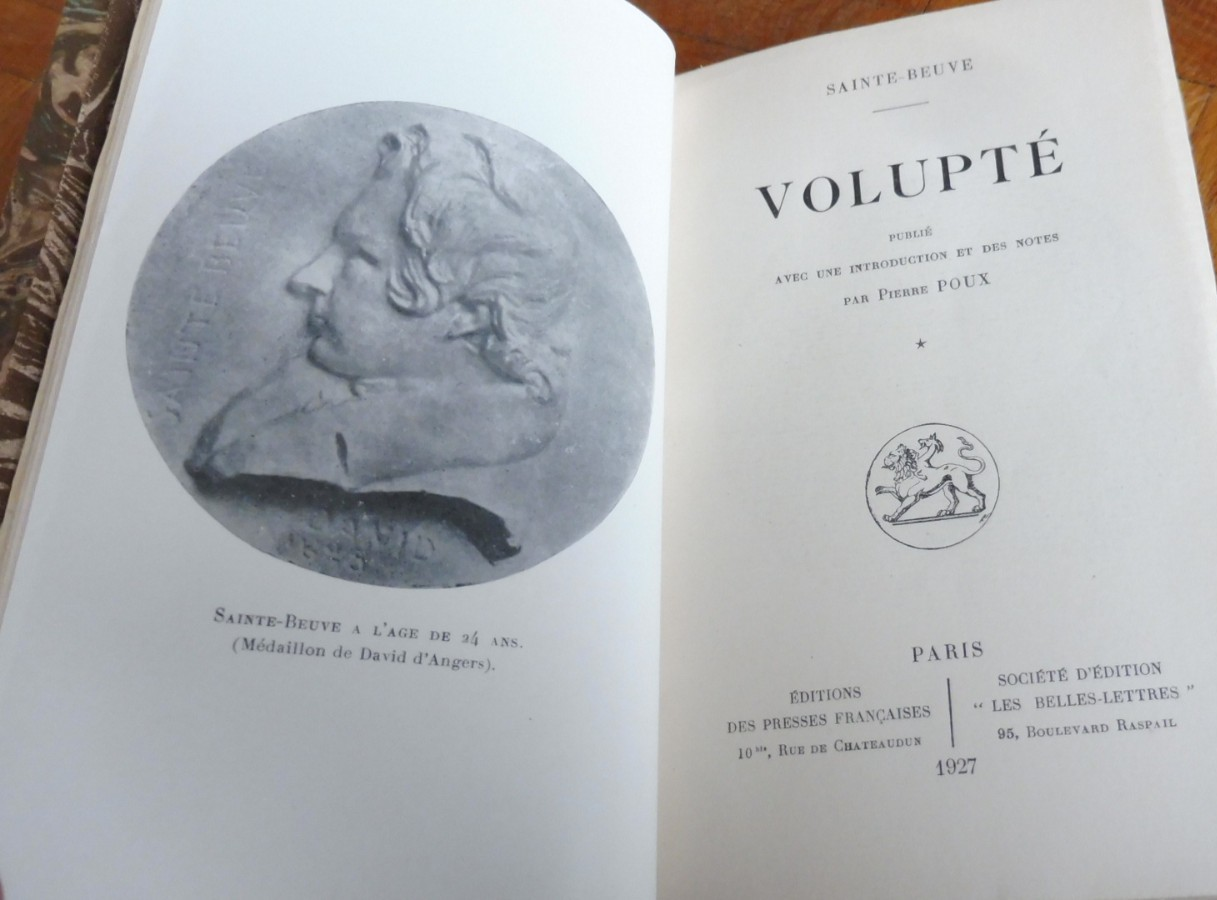 Volupté (Sainte Beuve) 1927 2/2