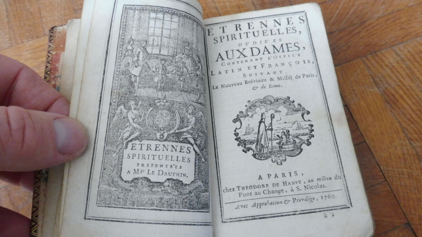 Etrennes spirituelles dédiées aux dames 1760