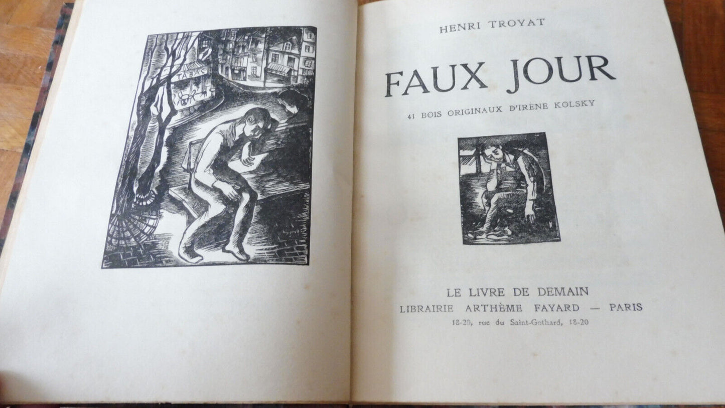 Faux jour (Henri Troyat) 1938 illus. Kolsky