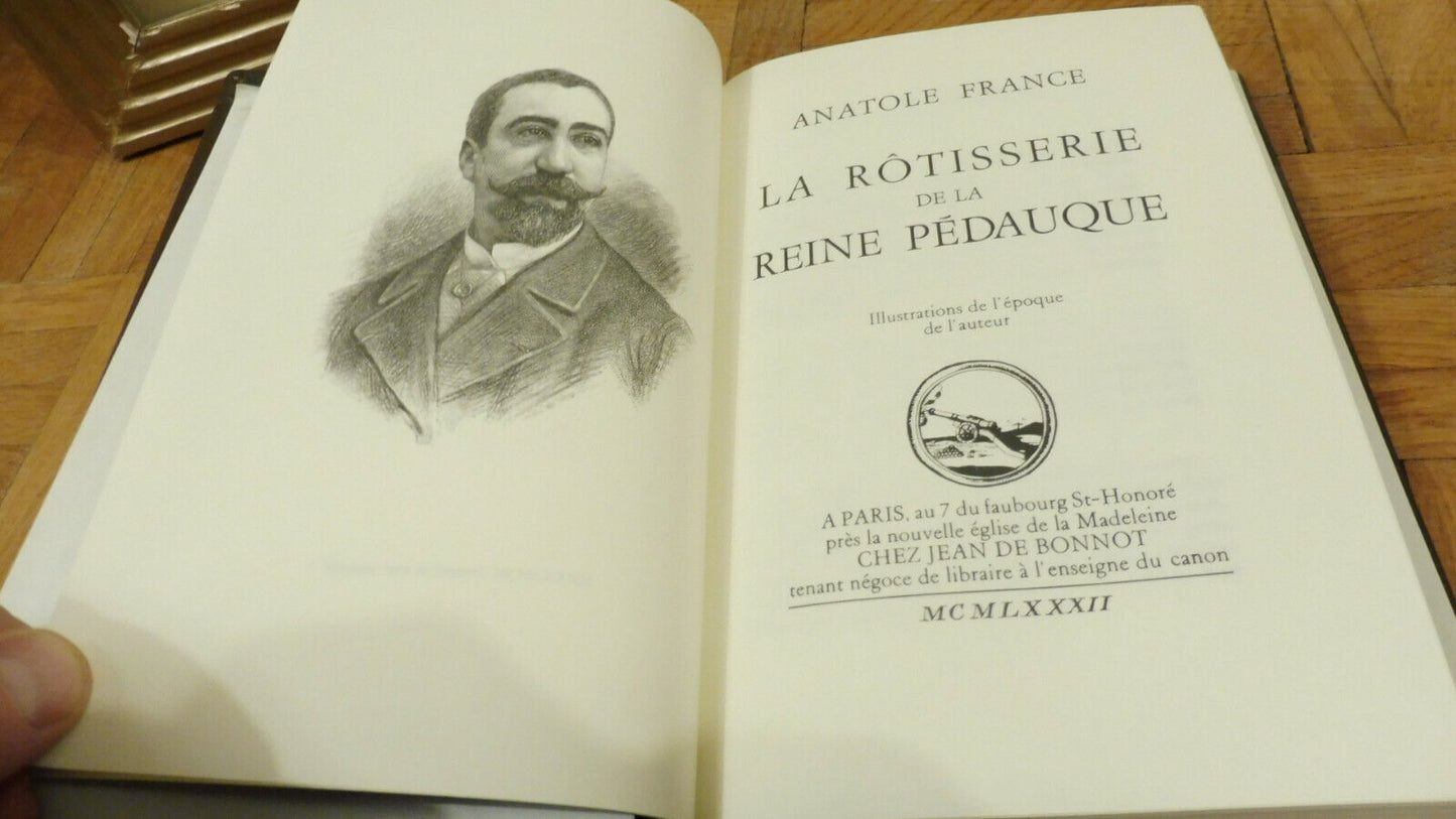 La Rôtisserie de la reine Pédauque (Anatole France) 1982 JEAN DE BONNOT