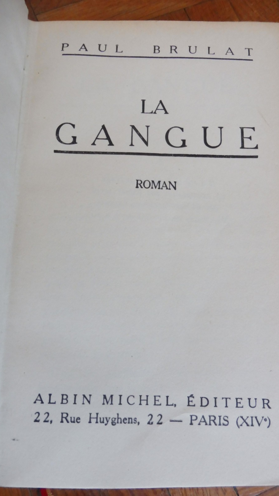 La Cangue (Paul Brulat) 1939