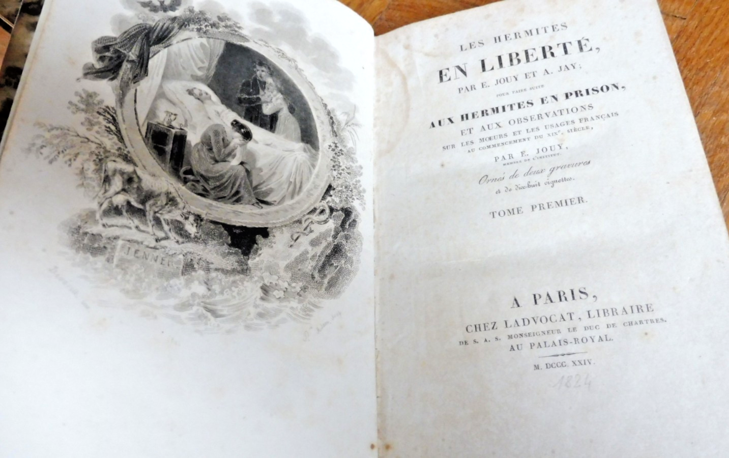 Les Hermites en liberté (E. Jouy et A. Jay) 1824 2 vol.