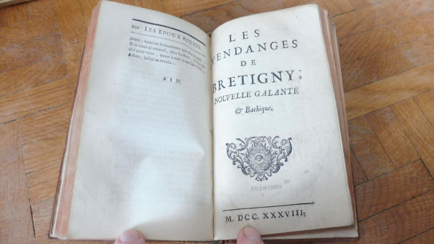 Voyage de Paris à St. Cloud. Festes de Paris... 1751 5 vol. en 1 tome