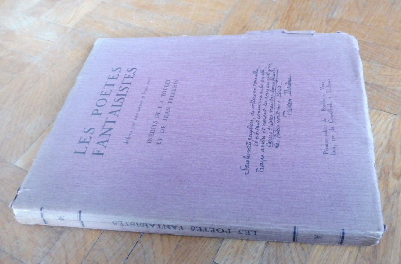 Les Poètes fantaisistes (Toulet et Pellerin) 1925