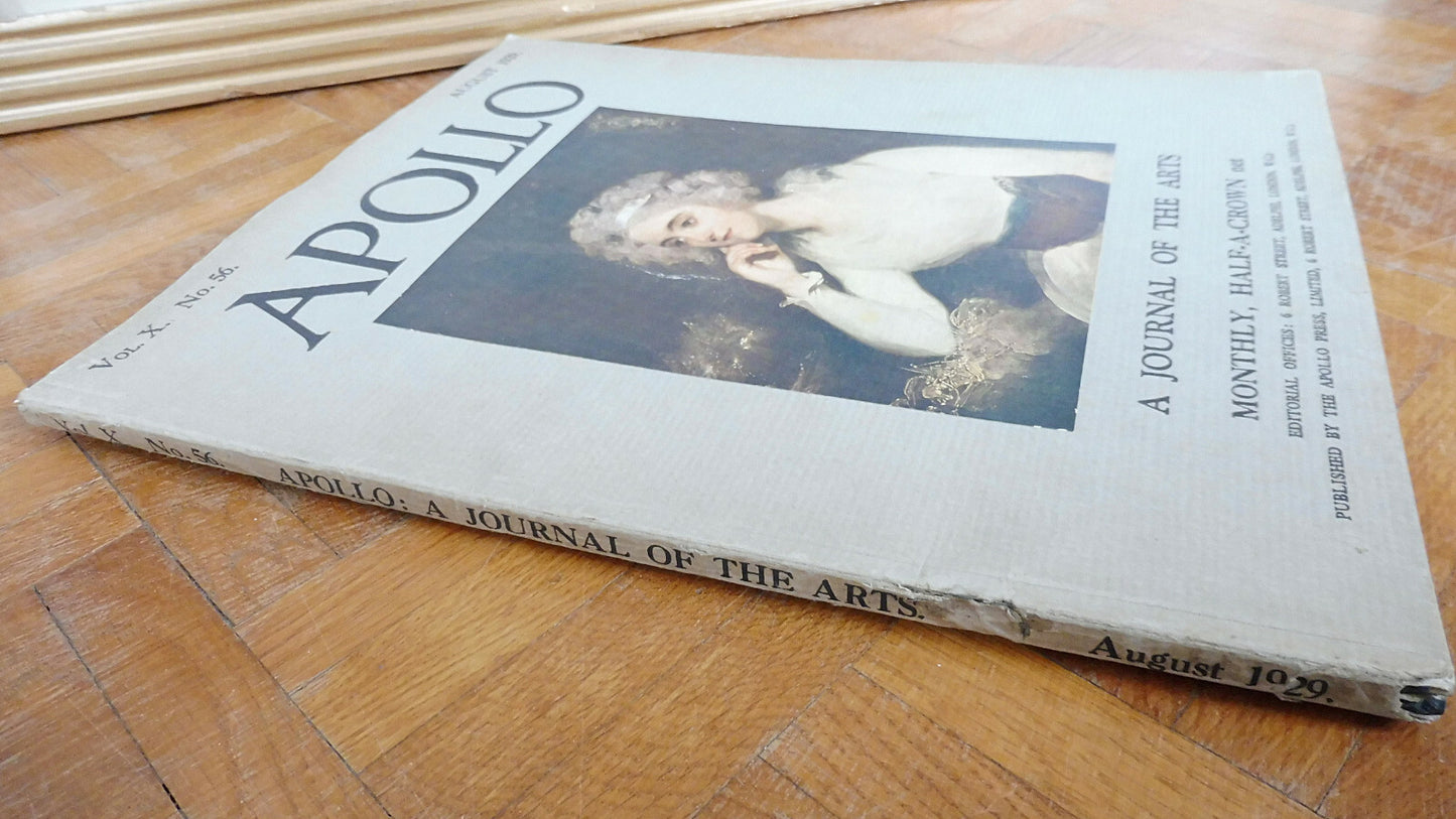 Apollo. A journal of the arts. Vol. X. N°56 august 1929