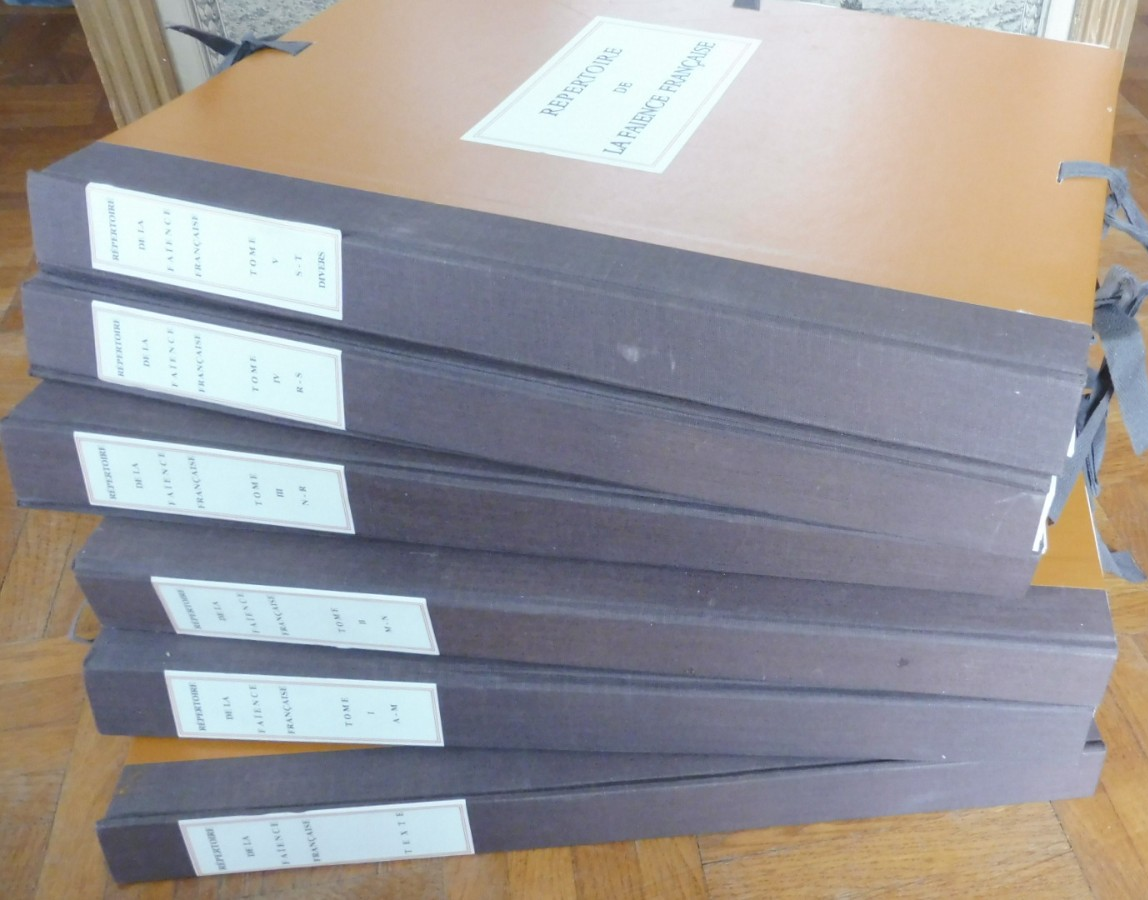 Répertoire de la faïence Française (Chompret dir.) 1935 6/6 IN FOLIO
